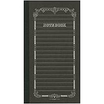 Amazon | キテラ(Kitera) ツバメノート黒表紙 B6変形 無罫 TBFK